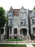 La Ida B. Wells-Barnett House, residencia de Ida B. Wells, en el barrio de Bronzeville.