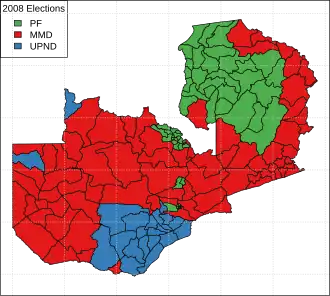 Elecciones presidenciales de Zambia de 2008