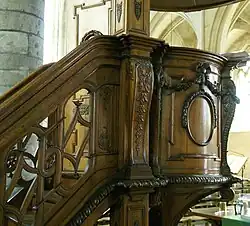 Detalle del púlpito