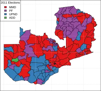 Elecciones generales de Zambia de 2011