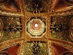 Cúpula interior del camarín de la Virgen de Loreto
