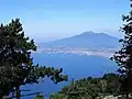 El golfo visto desde Castellammare di Stabia.