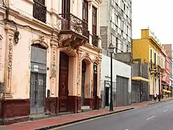 Desde la avenida Tacna