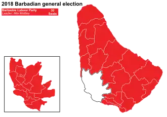 Elecciones generales de Barbados de 2018