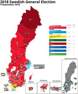 Elecciones generales de Suecia de 2018
