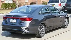 Vista trasera Kia Rio IV