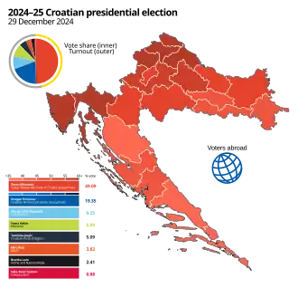Elecciones presidenciales de Croacia de 2024-25