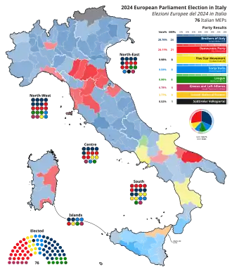 Elecciones al Parlamento Europeo de 2024 (Italia)