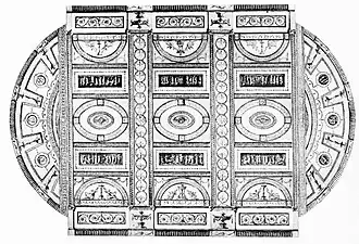Techo de la sala de Dibujo, 20 St. James's Square, Londres