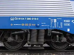 Bogie Skoda#FlexicoilB en una Skoda#109E CD#380/019