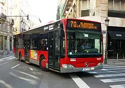 Autobús de la Línea 70