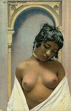 Rudolf Franz Lehnert & Landrock, "Tipo oriental - esclava"; años 1910.