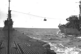 Santiago del Estero y corbeta República.