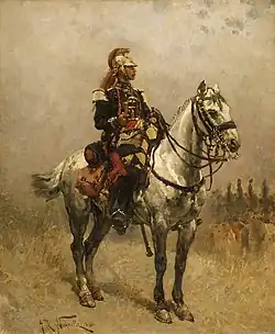 A Cavalryman (1884). La obra está en la colección del Museo Metropolitano de Arte de Nueva York.[7]​