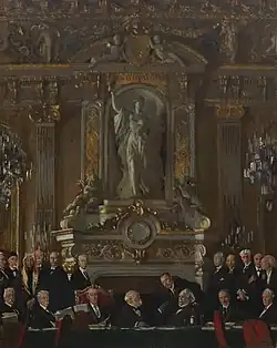 Conferencia de paz en el Quai D'Orsay (pintura de historia).