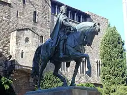 Ramón Berenguer III el Grande (1950), Barcelona (basada en un original de Josep Llimona de 1888).