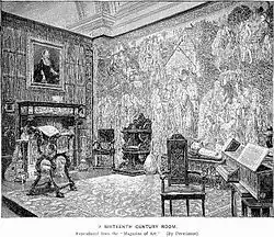 Reconstrucción del ambiente de una habitación palaciega del siglo XVI