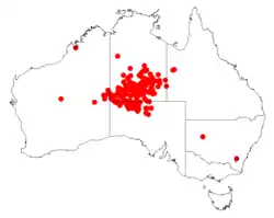Occurrence data from AVH
