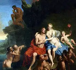 Acis und Galatea, de Jacob van Schuppen ( c.&nbsp;1730 )