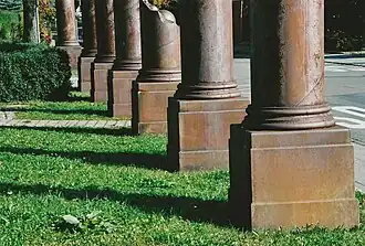 , "Eight Columns", 1994. Holzgerlingen