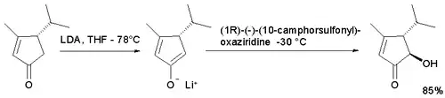 Enolate Ejemplo de oxidación[4]​