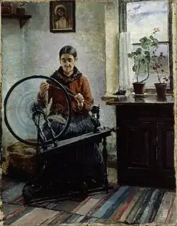 En la rueca (1888)