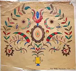 Dibujo de Adavia Efendieva (1920)