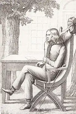 Adelbert von Chamisso fumando sus pipas