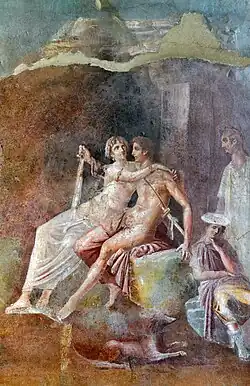 Dido y Eneas, Casa del Citarista, Pompeya
