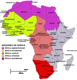 Regiones de África según la ONU