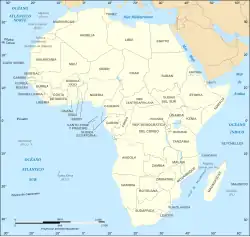 División política de África