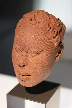 Bust of a king or dignitary; 12th–15th century AD; terracotta; Ethnological Museum of Berlin (Germany); discovered at Ife (Nigeria)