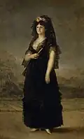 María Luisa con mantilla