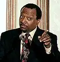 Alan Keyes de Maryland, un exdiplomático y activista conservador
