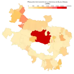Población por municipio (2018)