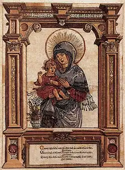 Schönen Maria (la "bella María"), de Altdorfer.