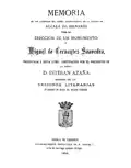 Libro por la inauguración del monumento a Miguel de Cervantes (Alcalá de Henares, 1879).