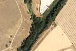 Desembocadura del río Torote en el río Henares.
