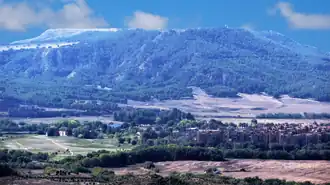 Vista panorámica del cerro del Viso en Alcalá de Henares.