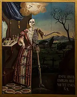 Alegoría de la Muerte (Este es el espejo que no te engaña), Tomás Mondragón