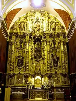 Retablo mayor, obra de Juan Francisco de Villanova[3]​