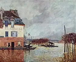 Inundación en Port-Marly, 1876. Museo de Orsay