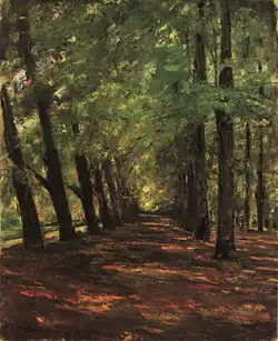 Max Liebermann, Overveen, Holanda, óleo, c. 1895.