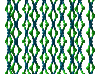 Infinite chains of one form of palladium chloride