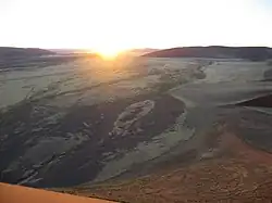 El momento que todos los turistas esperan a lomos de la Duna 45.