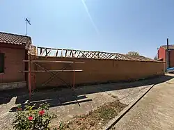 Construcción de un tejado en Amayuelas de Abajo.