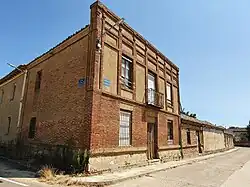 Calle la Fragua en Amayuelas de Abajo.