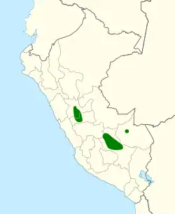 Distribución geográfica del colibrí blanquiverde
