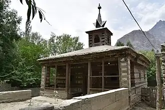 Mezquita Amburiq en Gilgit-Baltistán.