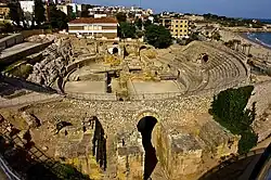 Anfiteatro romano de Tarragona.